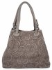Kožené kabelka shopper bag Vittoria Gotti zemitá 5566-Sziem